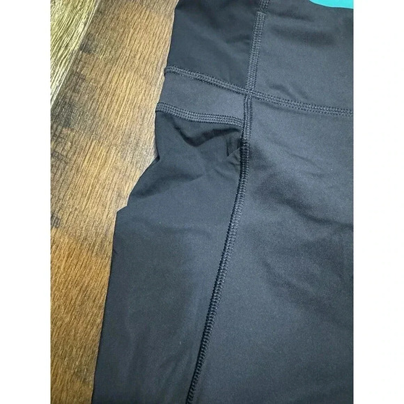Lululemon Trail Bound 7/8 Tight size 8 Black / Blue Tropics / Clear Mint - Picture 2 of 9